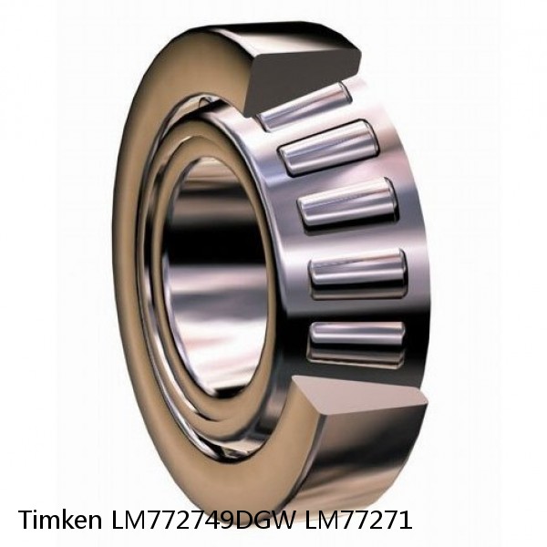 LM772749DGW LM77271 Timken Tapered Roller Bearing